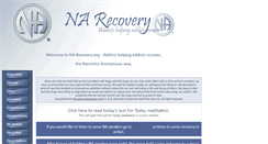 Desktop Screenshot of na-recovery.org